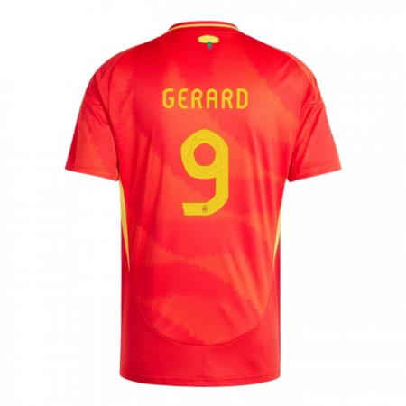 Španjolska Gerard Moreno 9 Domaći Nogometni Dresovi Euro 2024 Španjolska Gerard Moreno 9 Domaći Nogometni Dresovi Euro 2024